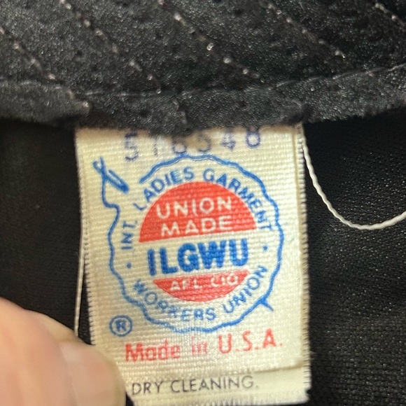 Vintage 80's Black Maxi Halter Dress Small Whimsagoth Witchy Gothic Union Made - Picture 9 of 11